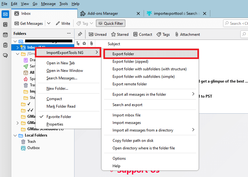 convert msg files to mbox