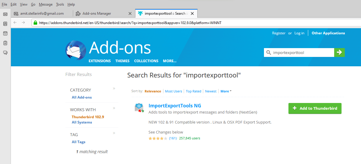 add importexporttools