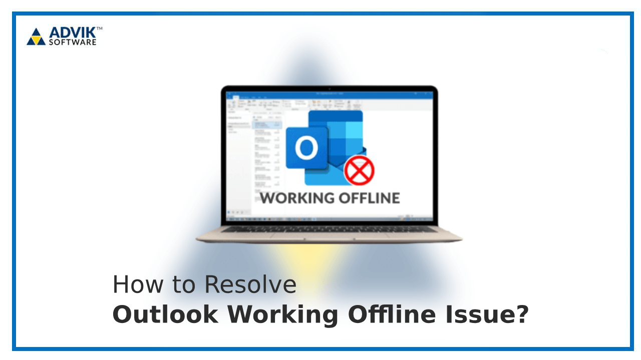 resolve Outlook working offline issue