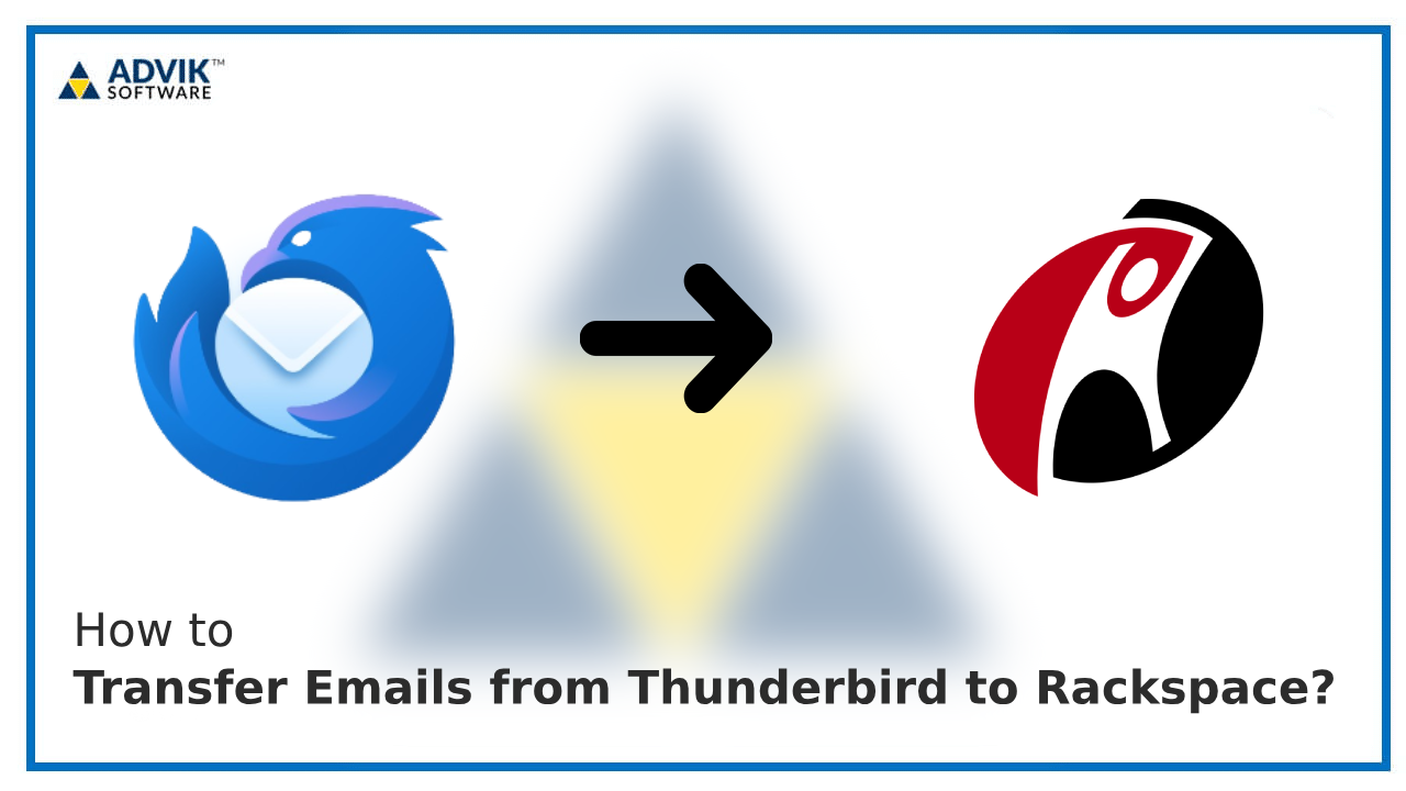 Transfer Emails from Thunderbird to Rackspace