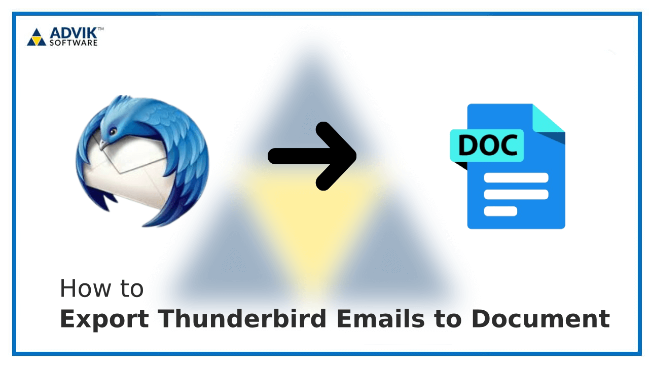 export thunderbird emails to document