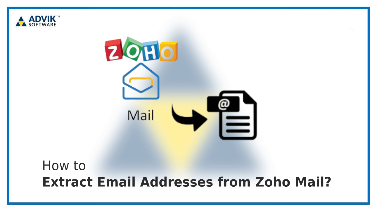 Extract Email Addresses from Zoho Mail