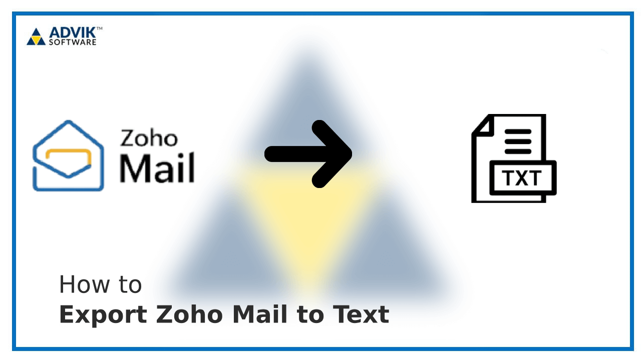 convert zoho mail to text