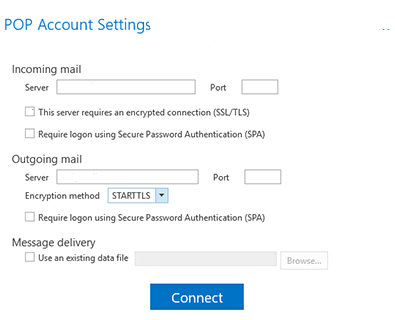 type server details