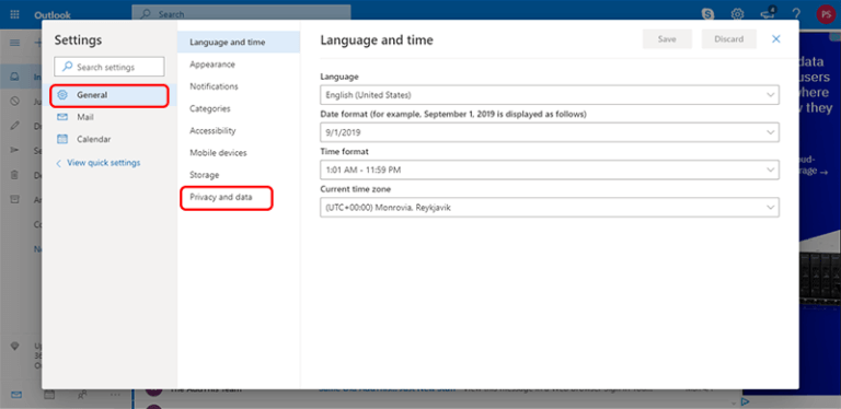 Click on General Settings