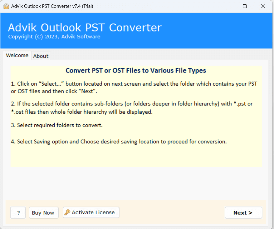 import pst to canary mail