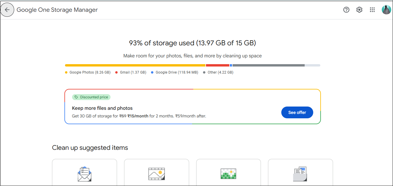 gmail storage manager