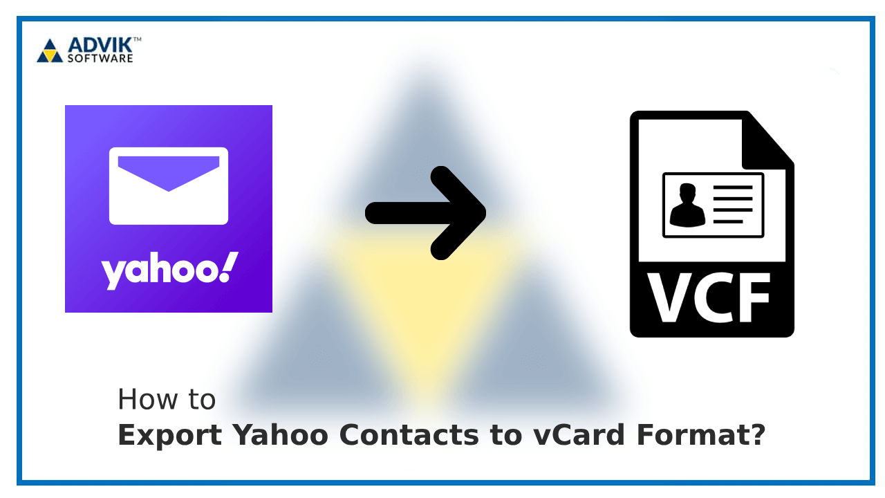 How to Export Yahoo Contacts to vCard Format?