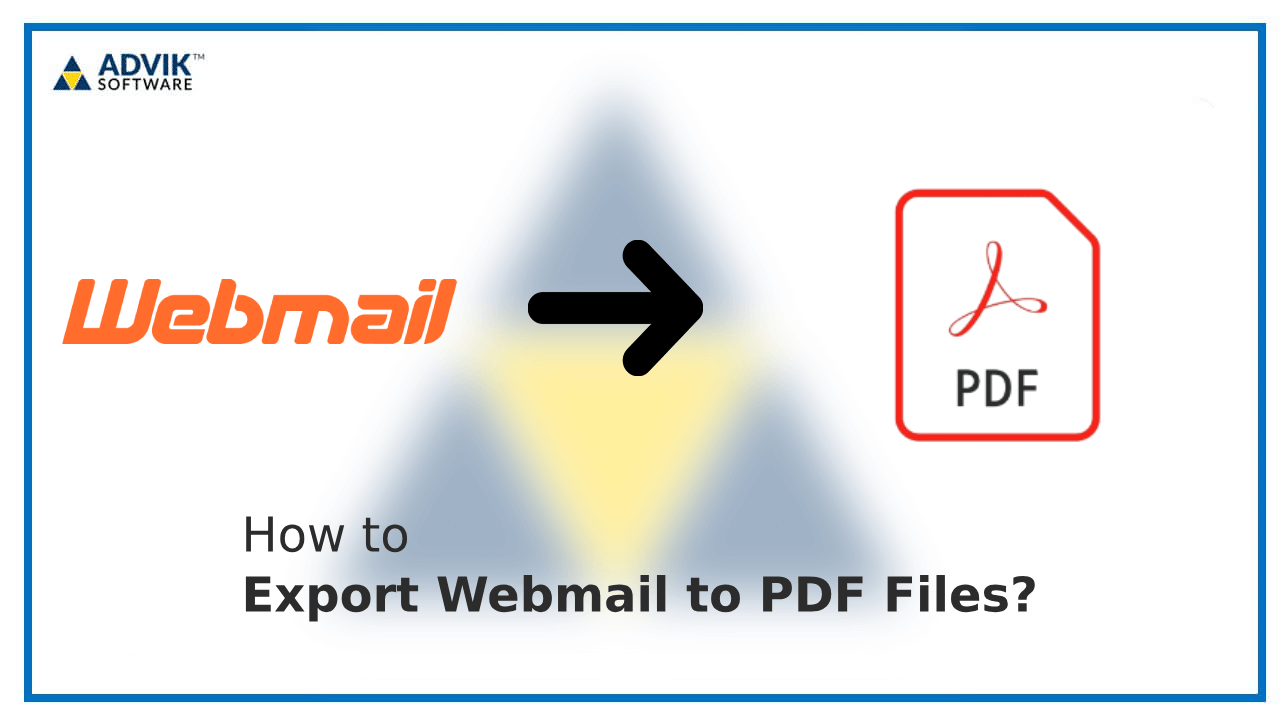 export webmail to PDF