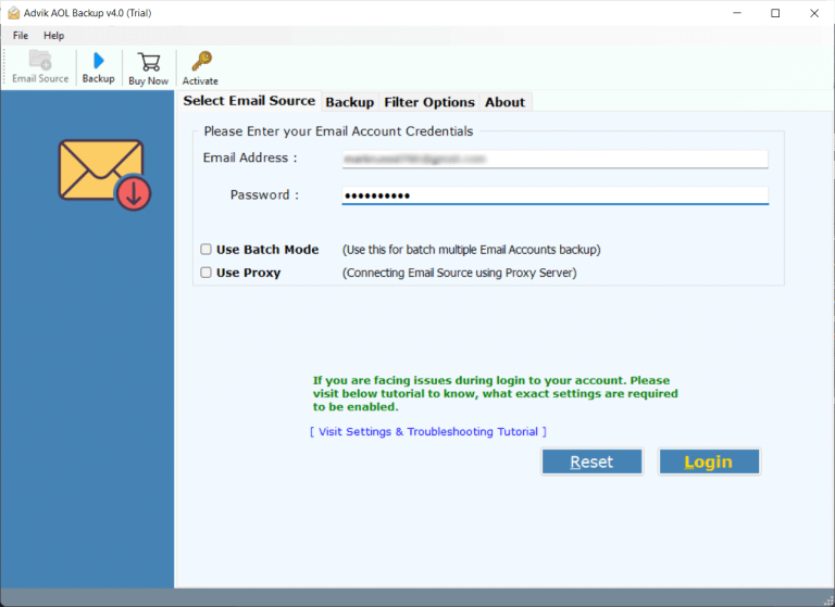 export aol emails to eml