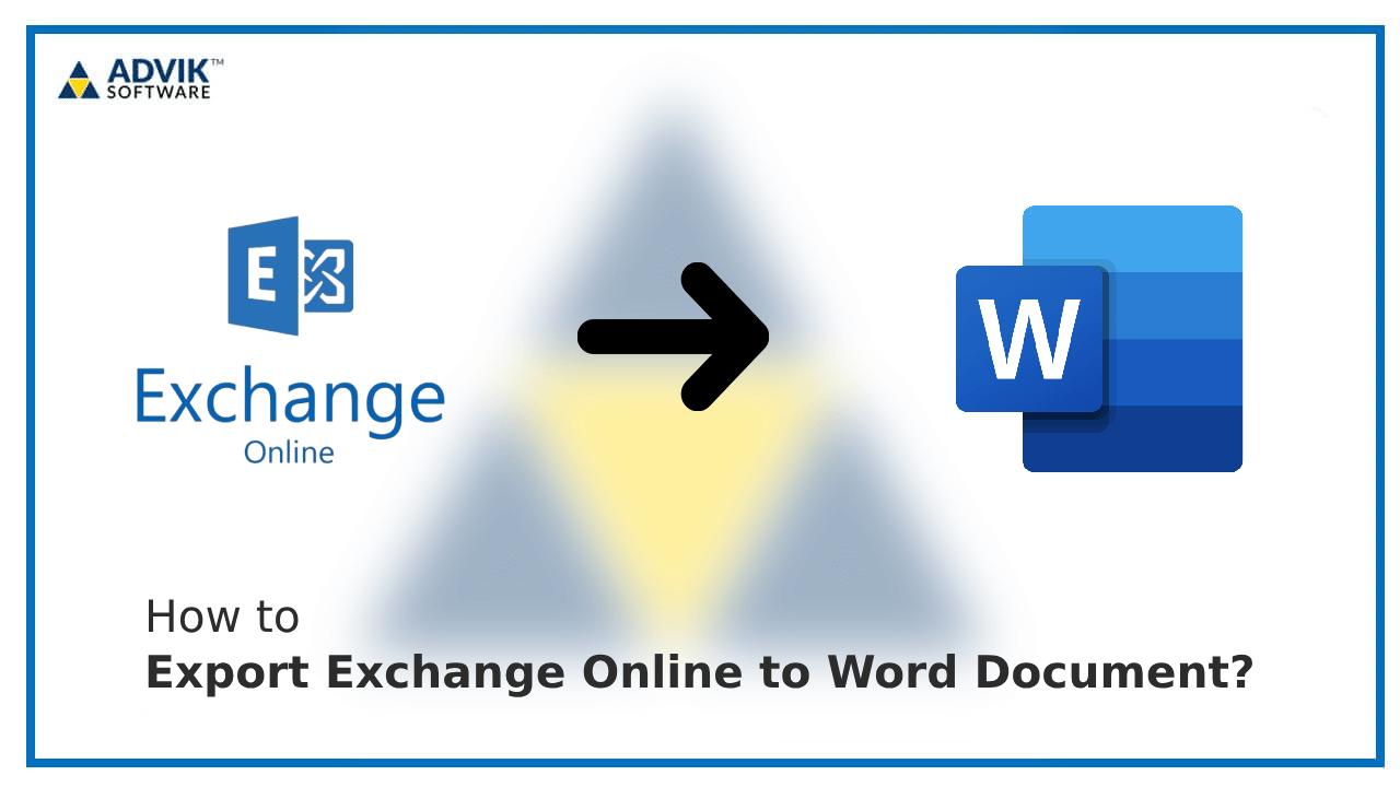 How to Export Exchange Online to Word Document?