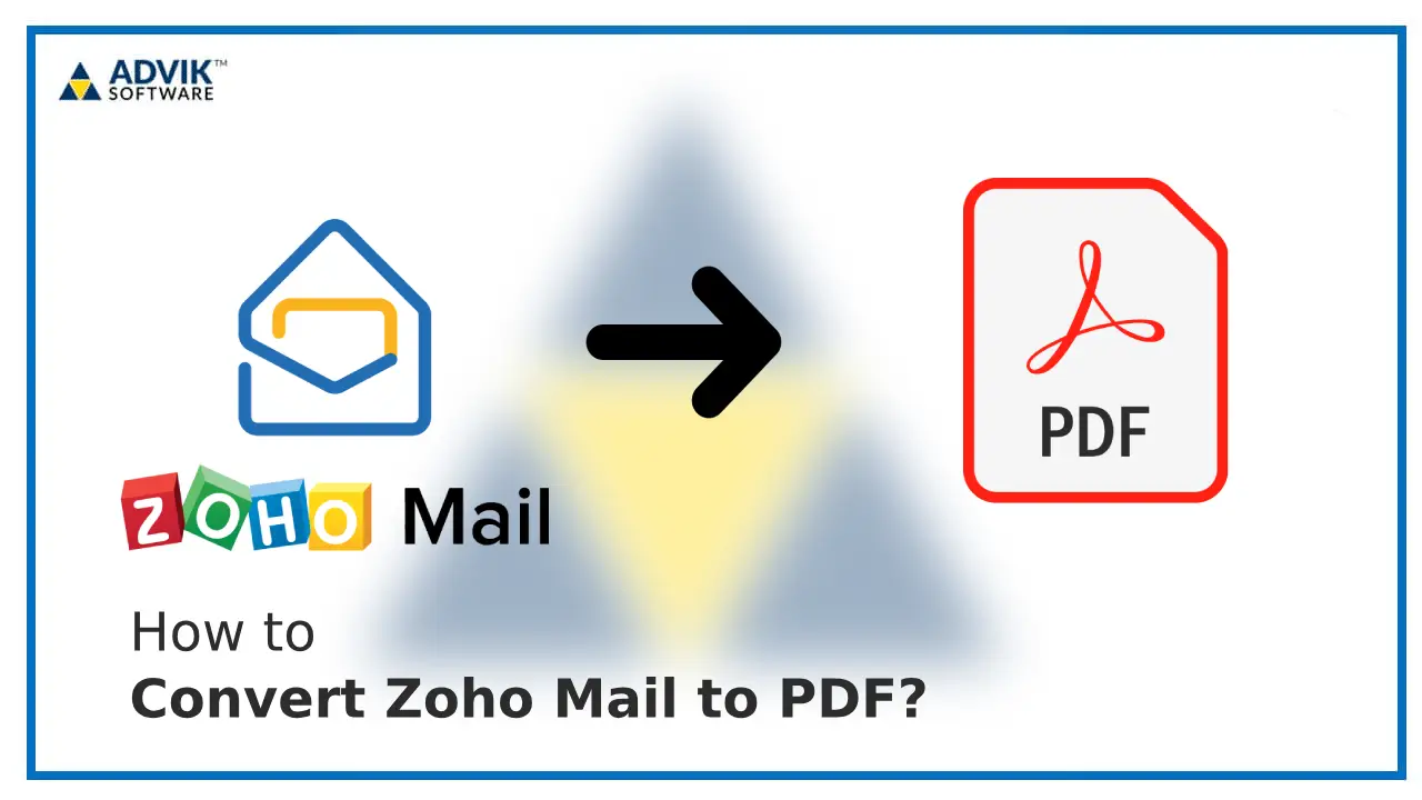 Convert Zoho Mail to PDF