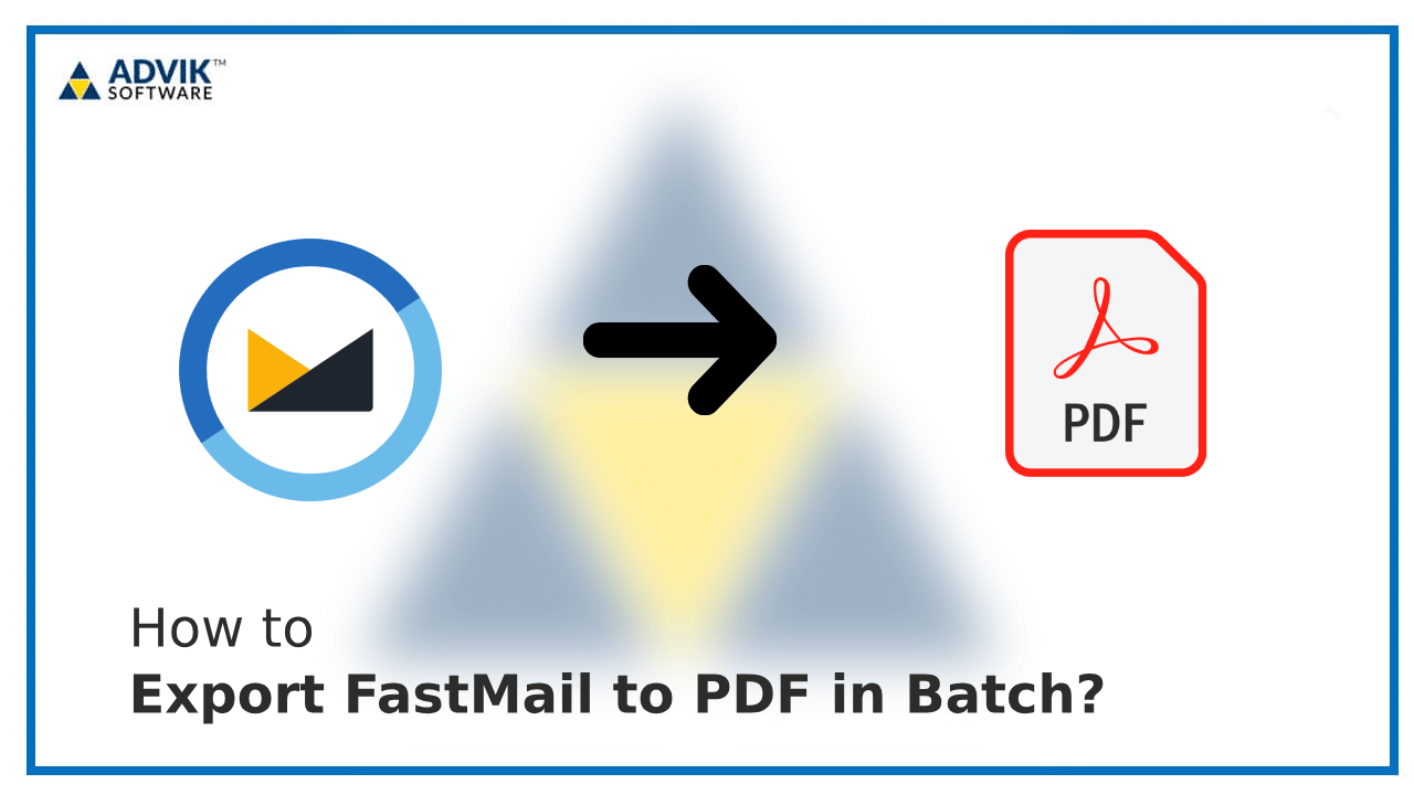 Export FastMail to PDF