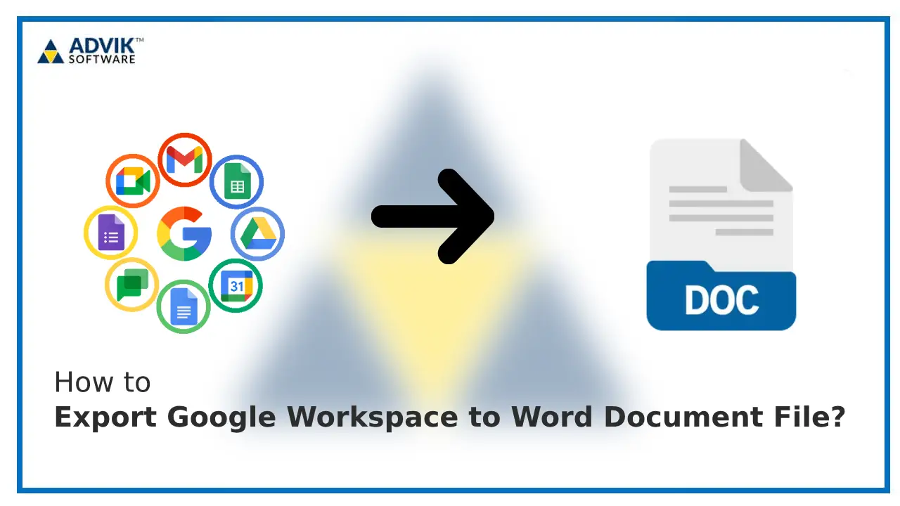 Export Google Workspace to Word Document File