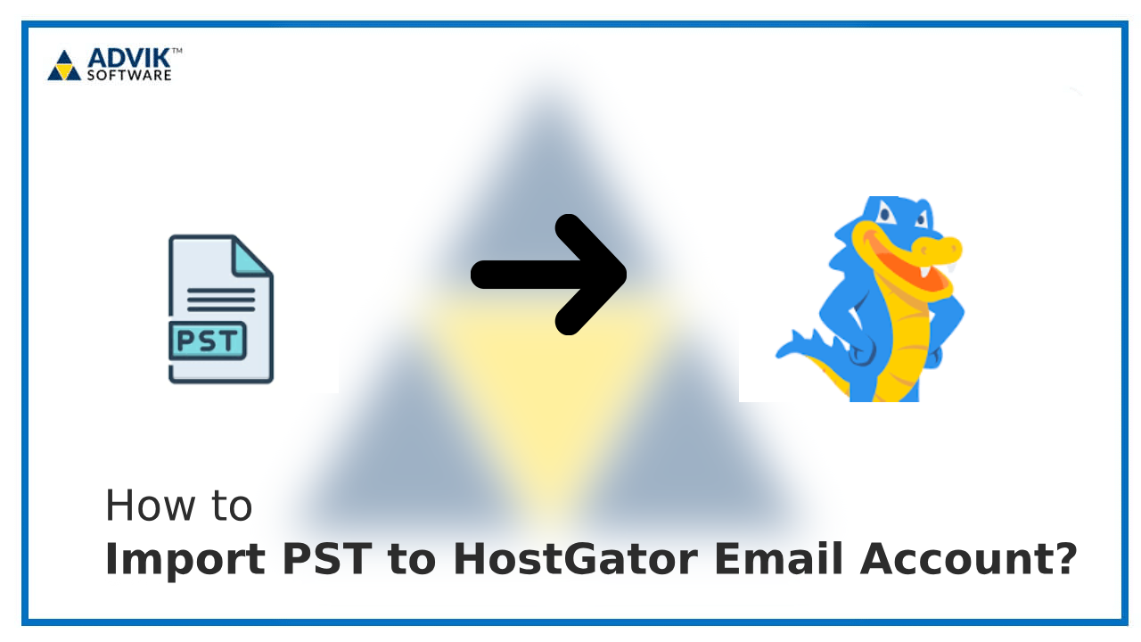 Import PST to HostGator