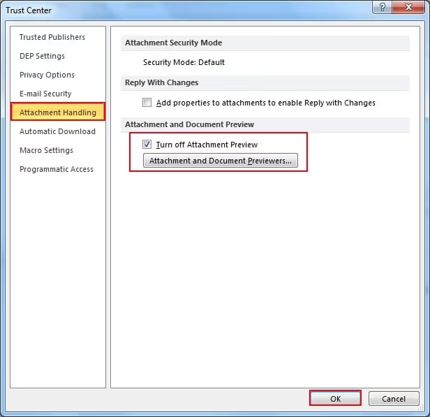 How To Fix PDF Preview Handler In Outlook 