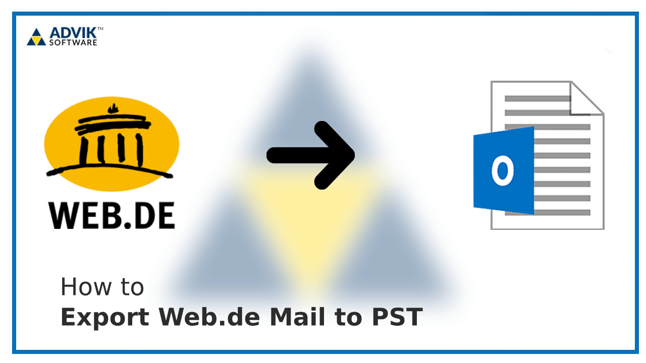 export Web.de mail to PST