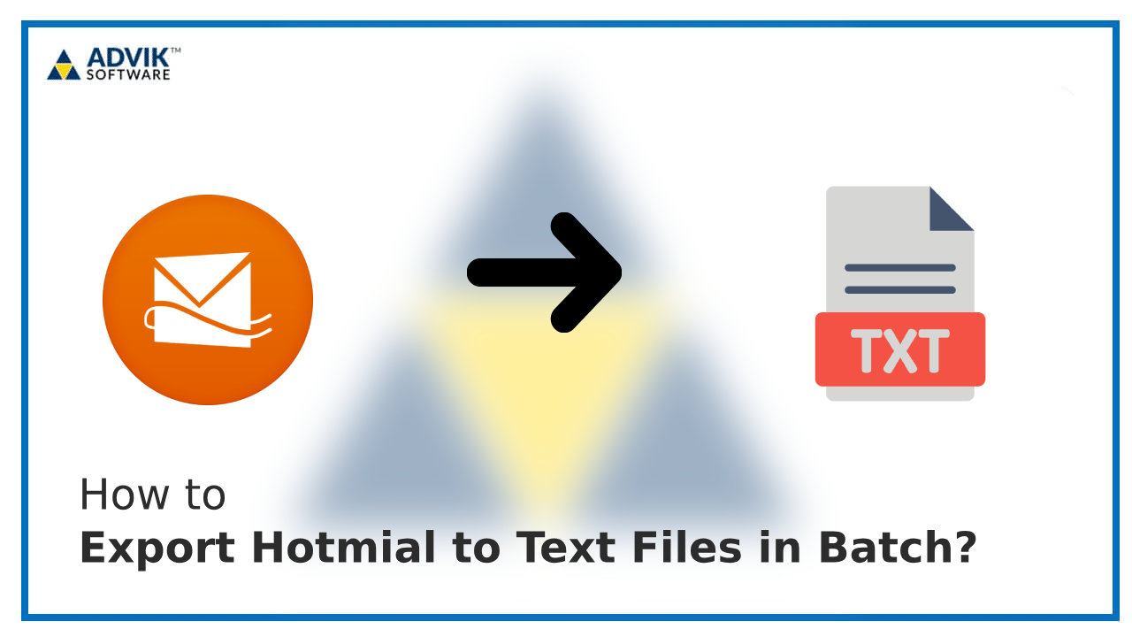 Export Hotmail to Text