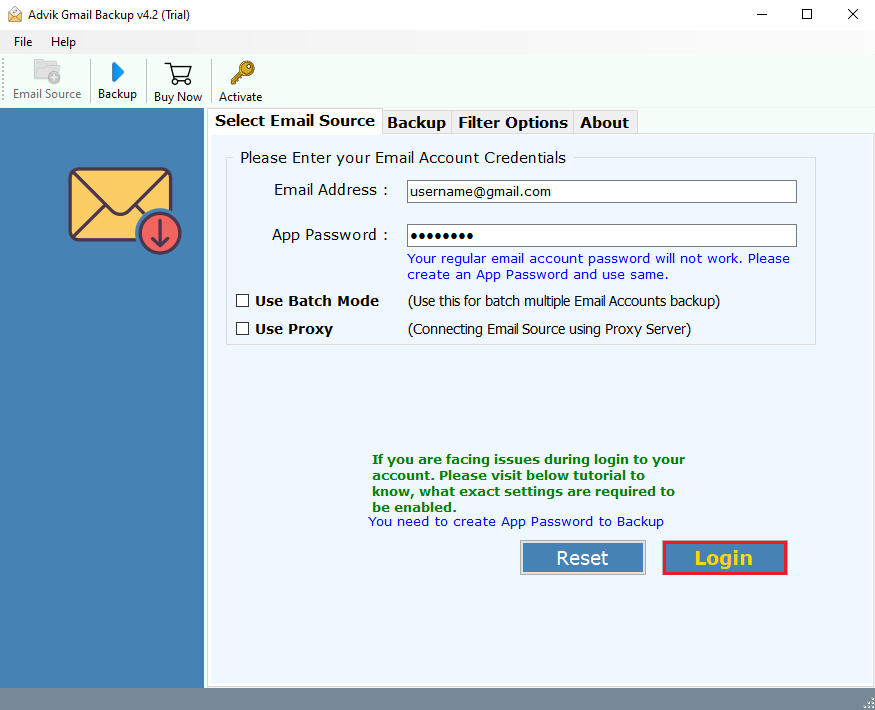 run the google workspace to protonmail tool