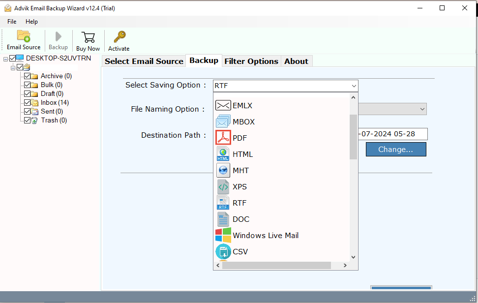  Export Hotmail to Text Files