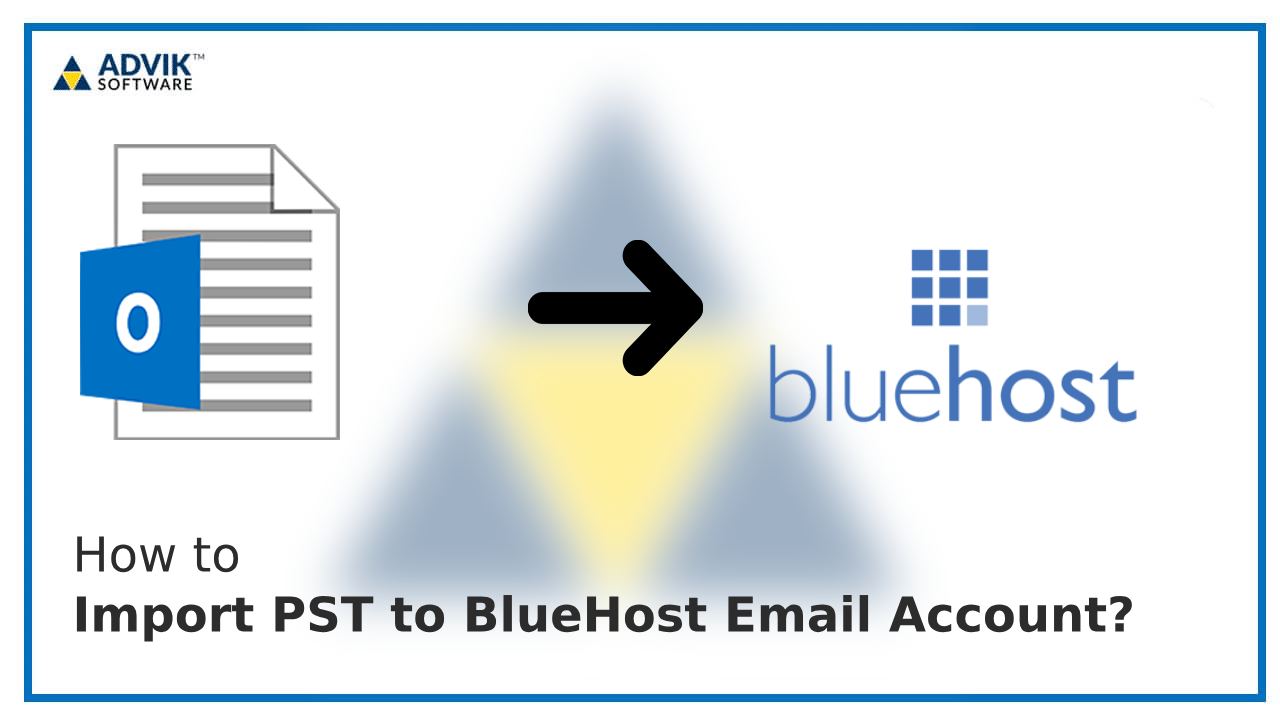 Import PST to BlueHost