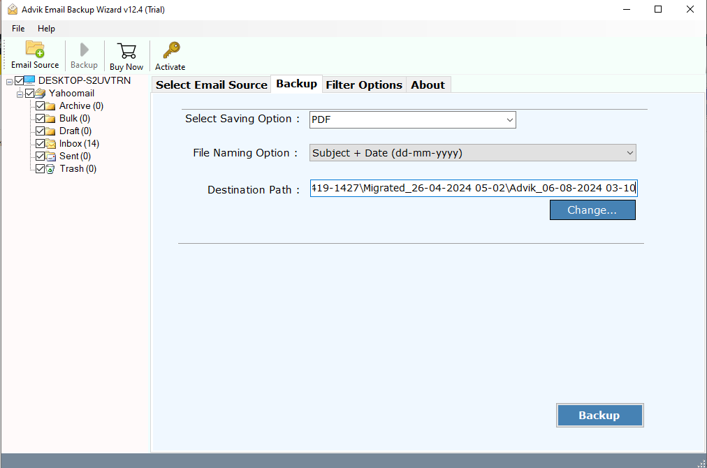 convert Zimbra mail to PDF