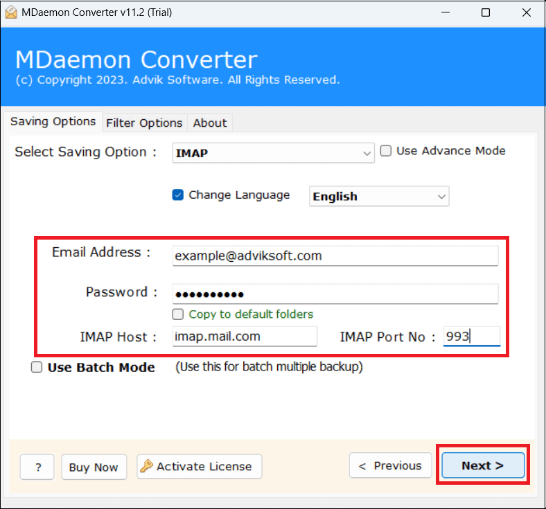 migrate MDaemon emails to new server