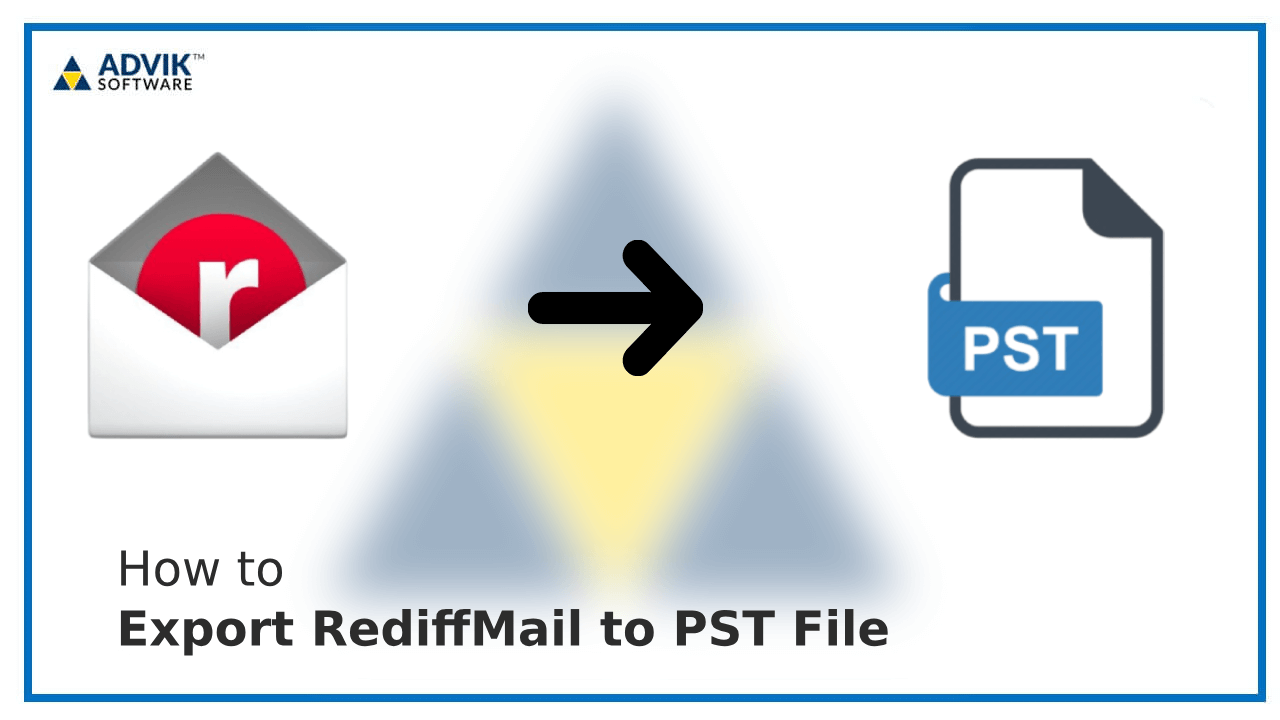 export rediffmail emails to pst