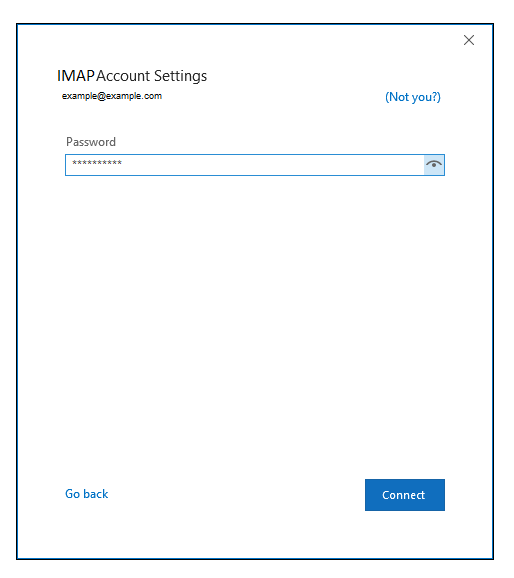 Type password of Rediffmail account