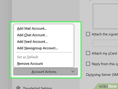 select Add Mail Account