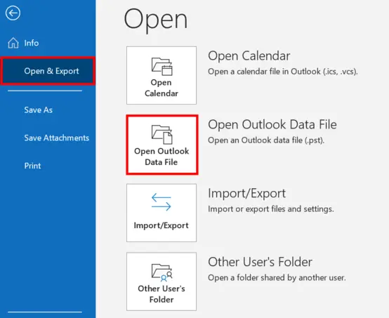 merge email accounts in outlook