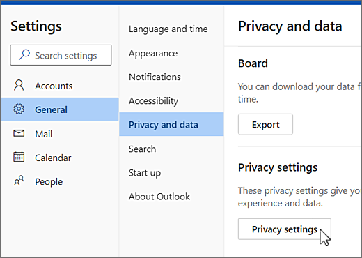 choose privacy and data