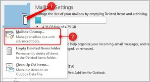 Use Outlook’s Built-in Mailbox Cleanup Tool
