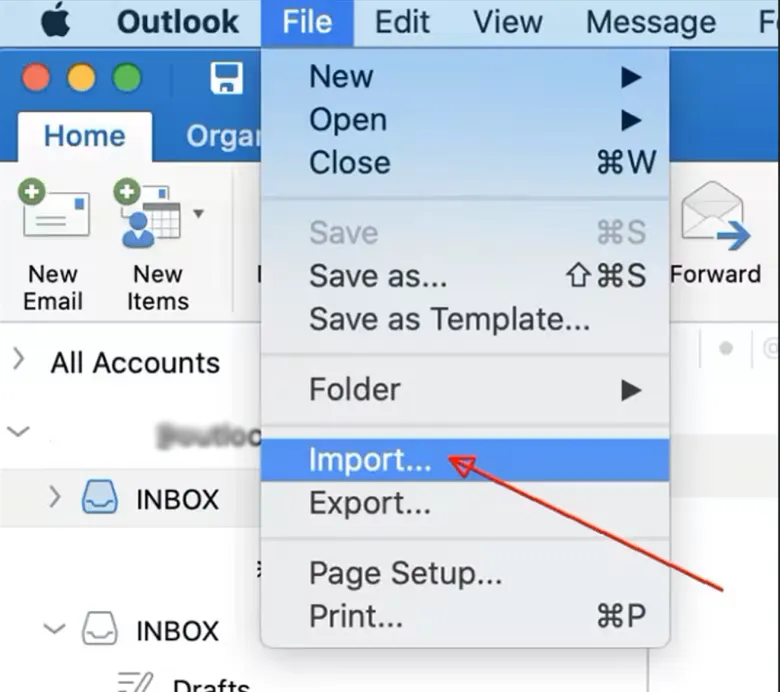 select Import