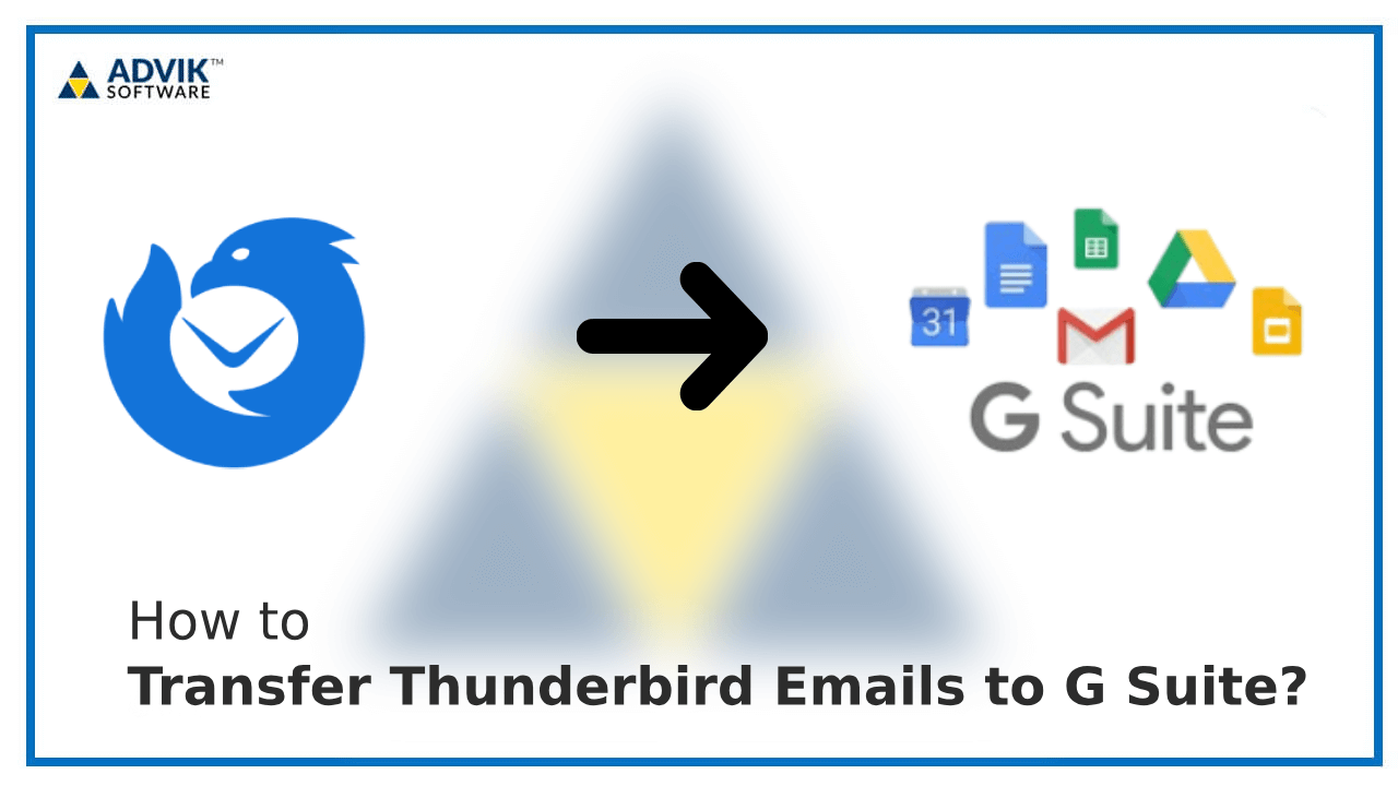 transfer Thunderbird emails to G Suite