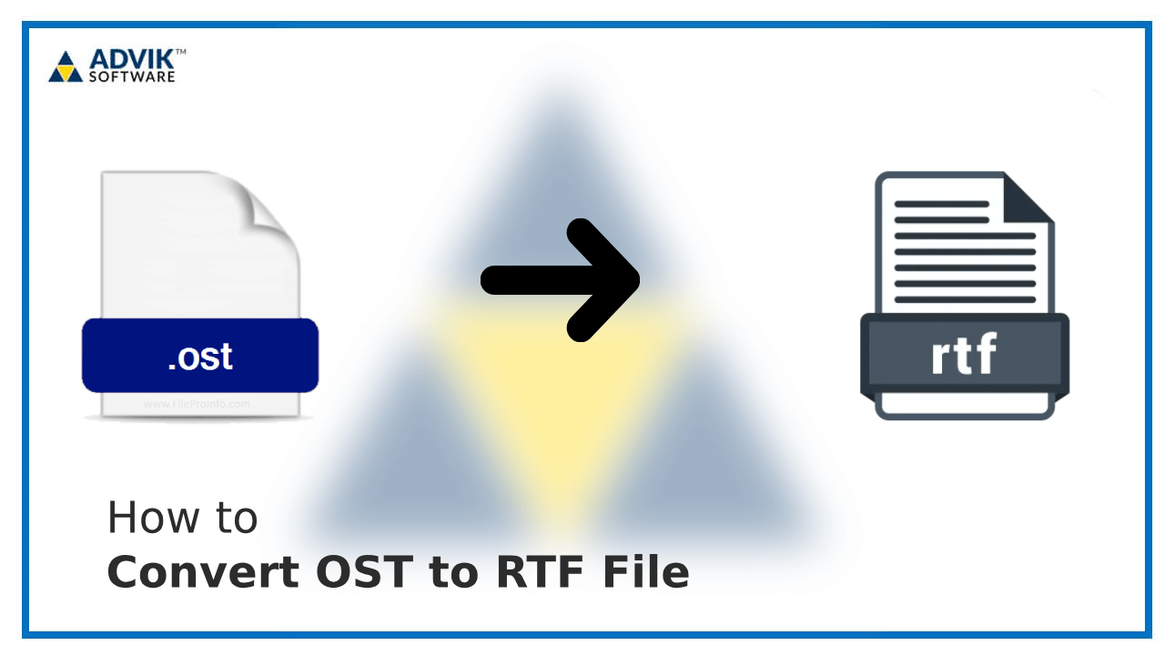 Convert OST to RTF File