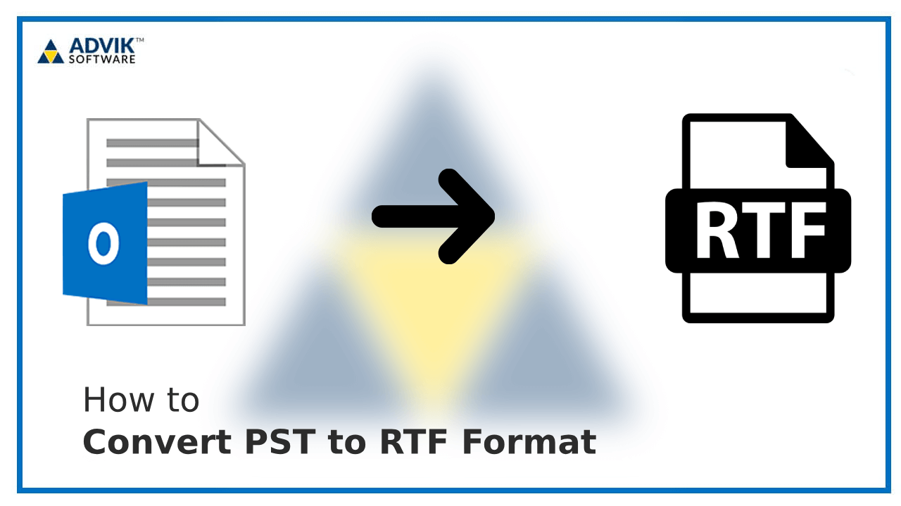 Convert PST to RTF Format