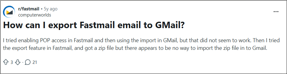 migrate fastmail to gmail