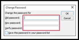 remove forgotten password from pst file