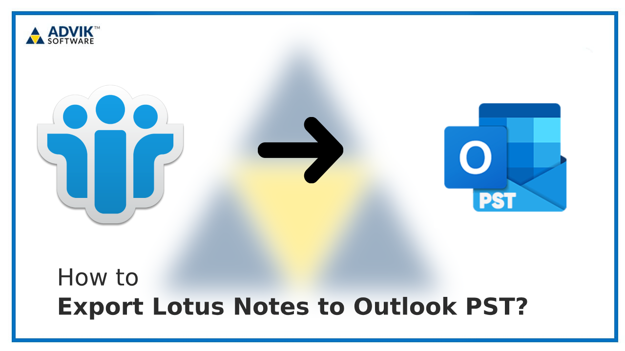 export Lotus Notes to PST