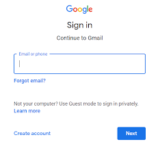 Log in to your new Gmail account