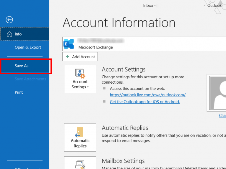 Click File and choose Save As