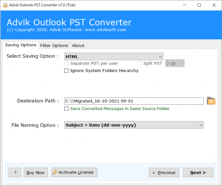 click convert to view html of an email in outlook