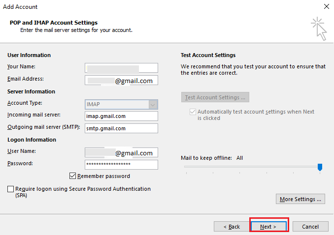 transfer Emails from Outlook to Gmail
