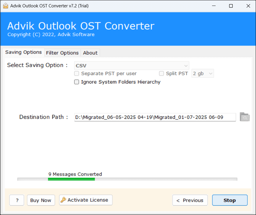 export contacts from Outlook to CSV