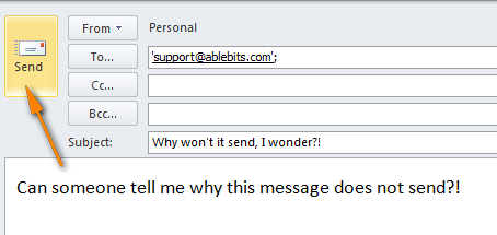 Outlook Emails Stuck in Outbox Not Sending 