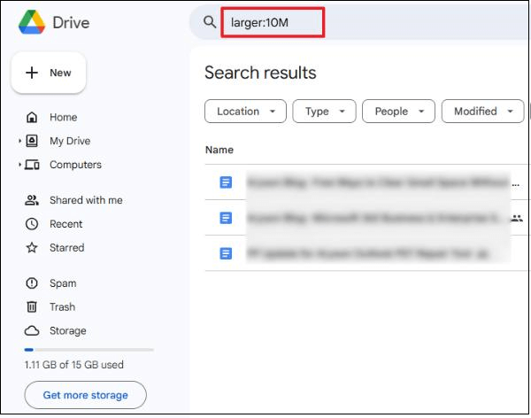sort file by size