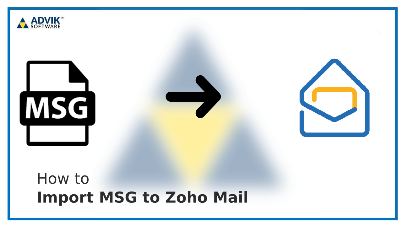import MSG to Zoho Mail