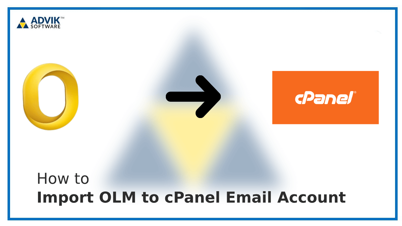 import OLM to cPanel