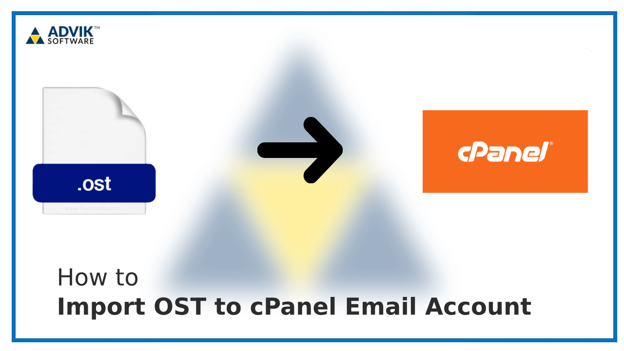 Import OST to cPanel
